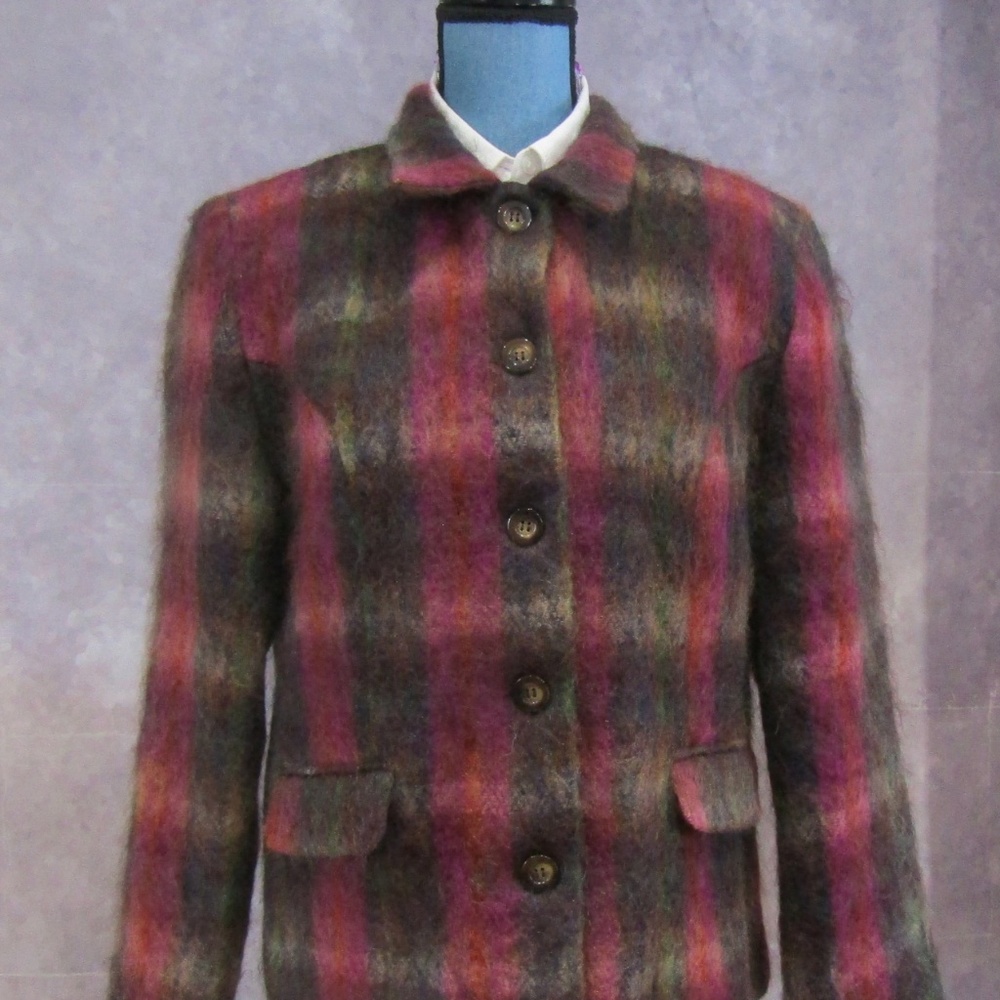 Vintage Andrea Viccaro Mohair Blazer Size 14 - Picture 3 of 5